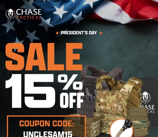 Chase Tactical President’s Day Sale