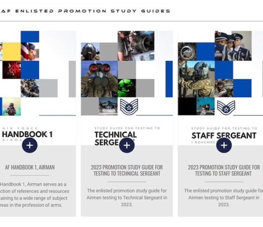 Studies and Analysis Squadron Unveils One-Stop Website for Enlisted Promotion Study Materials