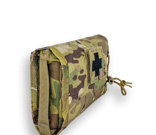 Introducing the S.O.Tech V.I.P.E.R. Flat IFAK Compressed Dual Pull Narrow IFAK For Horizontal Belt or Vertical Vest Carry