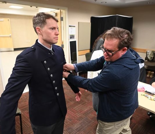 USSF Completes Service Dress Uniform Fit Tests