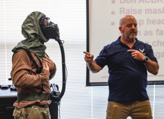 445th OSS Tests New Protective Mask Suited for Wing C-17 Aircrew