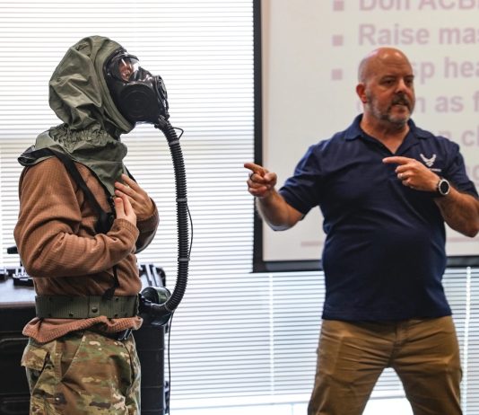 445th OSS Tests New Protective Mask Suited for Wing C-17 Aircrew