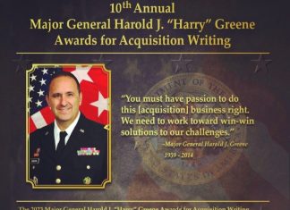 Now Accepting Submissions for 10th Annual MG Harold J. “Harry” Greene Awards for Acquisition Writing