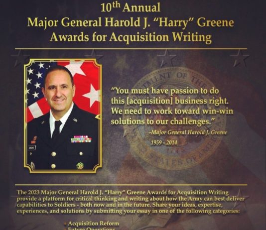 Now Accepting Submissions for 10th Annual MG Harold J. “Harry” Greene Awards for Acquisition Writing