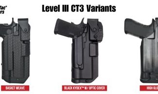 Comp-Tac Holsters, a High Speed Gear Brand, Offers Additional Variants for Their Patented, Level III Duty Holster, the CT3TM