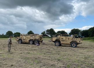Supacat and NP Aerospace Hand-Over Recovery Vehicles to the British Army