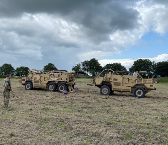Supacat and NP Aerospace Hand-Over Recovery Vehicles to the British Army