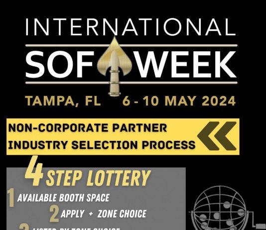 Non-GSOF Member International SOF Week Booth Space Update