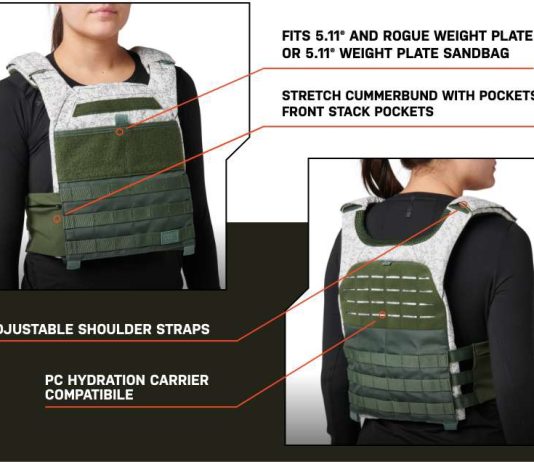 New TacTec Trainer Weight Vest Colors from 5.11 Tactical