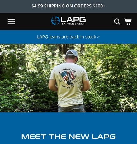 LA Police Gear Launches New Website