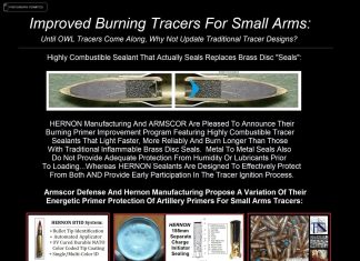 NDIA Future Forces Conference 23 Poster #5 – Improved Burning Tracers for Small Arms