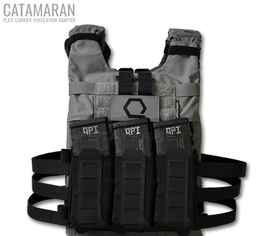 Qore Performance launches CATAMARAN (Universal MOLLE Plate Carrier Ventilation Adapter Panel)