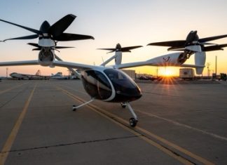 Emerging Technologies Integrated Test Force Takes Delivery of First eVTOL aircraft