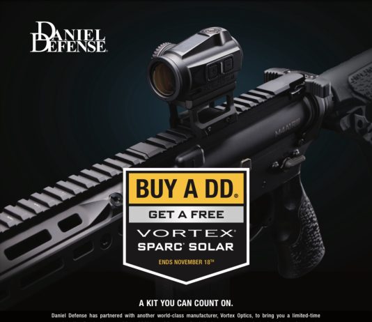 Daniel Defense Announces Free Vortex SPARC SOLAR Red Dot Sight with Purchase