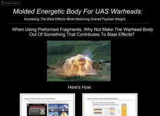 NDIA Future Forces Conference 23 Poster #10 – Molded Energetic Body for UAS Warheads