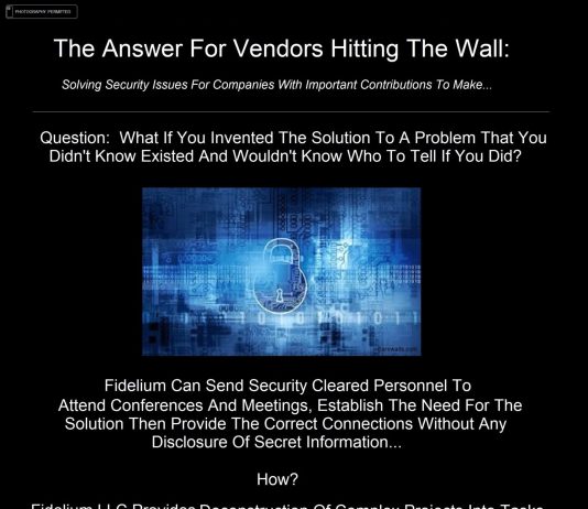NDIA Future Forces Conference 23 Poster #8 – The Answer for Vendors Hitting the Wall