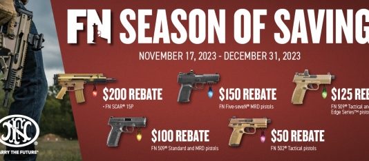 FN’s Season of Savings Has Begun Save up to $200.00 on Qualifying FN Pistols Now Through the End of the Year