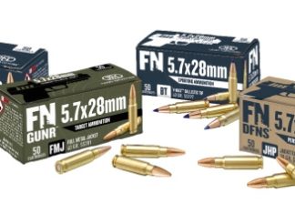 New FN 5.7x28mm Ammunition Available Now FN DFNS Personal Protection and FN GUNR Training Rounds Offer New Options to 5.7 Enthusiasts
