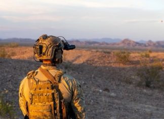 MARSOC Multi-Purpose Canine Handlers Conduct Desert Training