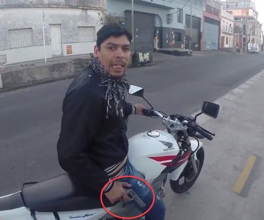 Your Tactical Training Scenario- Robber on Motorcycle