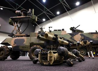 Vision 60 Quadrupedal Unmanned Ground Vehicles Displayed at Chief of Army Symposium